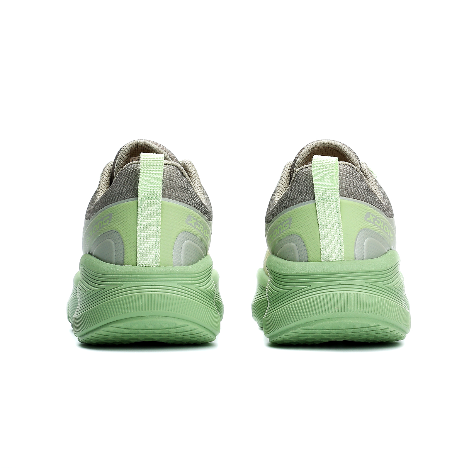 XIDELONG Breathable Low top Support Rebound, Track And Field Training Running Shoes Unisex Field Wheat Green