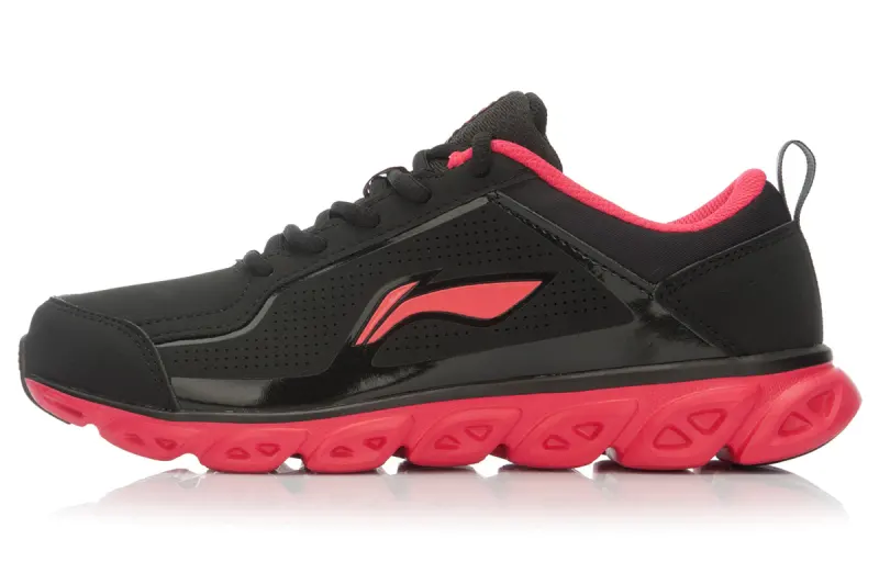 Li Ning Arc Element Textile, Synthetic Leather Cushioning Slip Resistant Abrasion Resistant Breathable Low top