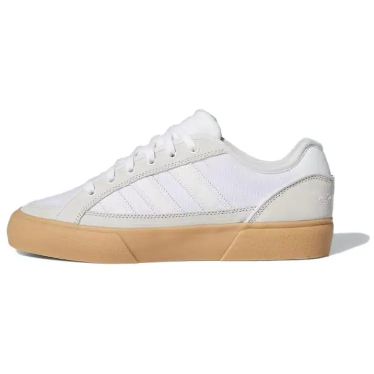 Adidas Originals COURT TNS PREMIERE Slip Resistant Abrasion Resistant Low top Skateboard Shoes Unisex White