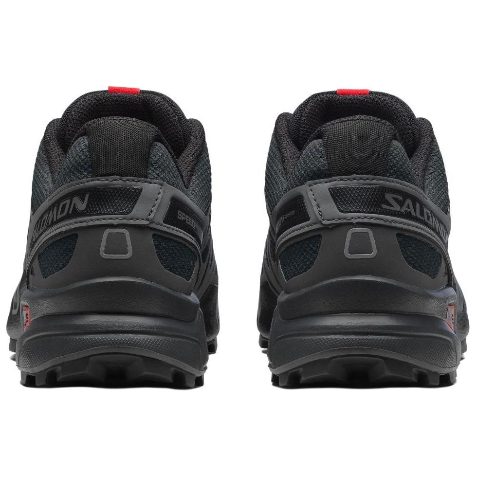 SALOMON Speedcross 3 Slip Resistant Abrasion Resistant Low top Outdoor Shoes Men’s Black Cyan