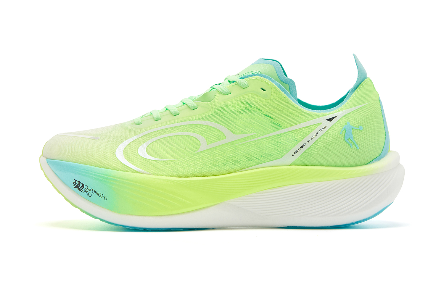 QIAODAN Flying Shadow PB3 Enhanced Running Shoes Men’s Low Top Jordan White/Firefly Yellow