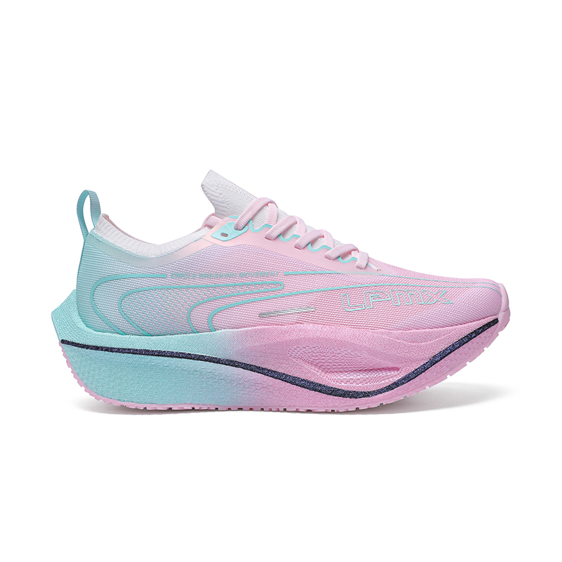 LPMX Running Shoes Men’s Low Top Pink Green Mismatched