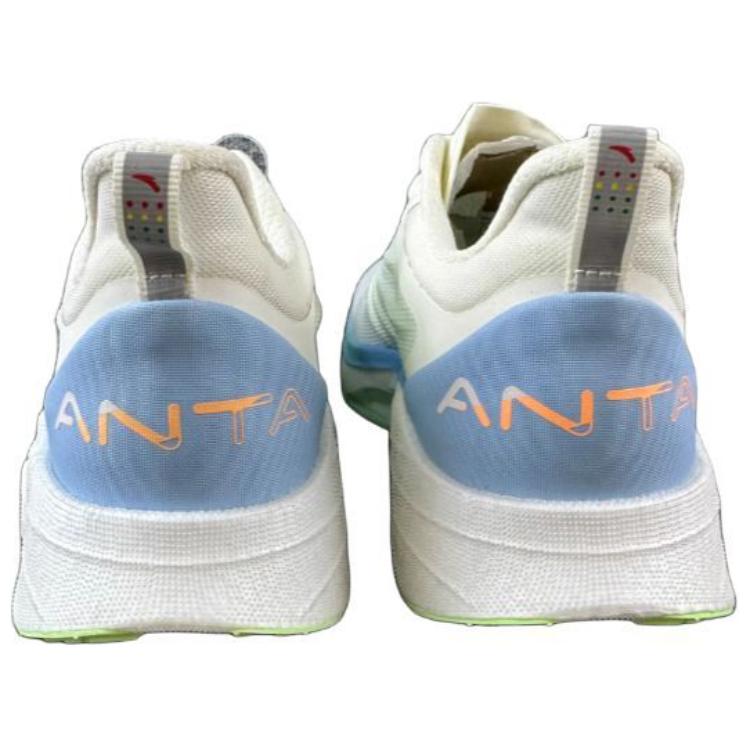 Anta MACH 3.0 Nitrogen Technology Cushioning Abrasion Resistant Lightweight Low top Running Shoes Women’s Ivory White