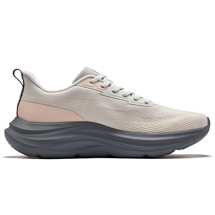 Erke Cloud Motion V2 Cushioning, Wear Resistant Low top Casual Running Shoes Men’s Wild Gray Almond
