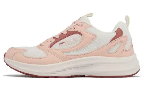 FILA Soft And Comfortable Cushioning, Wear Resistant Low top Running Shoes Women's Pink