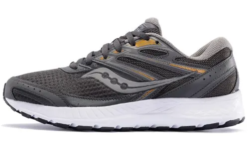 Saucony Cohesion 13 Low top Running Shoes Men's Dark Gray Yellow