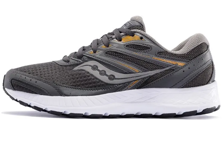 Saucony Cohesion 13 Low top Running Shoes Men's Dark Gray Yellow