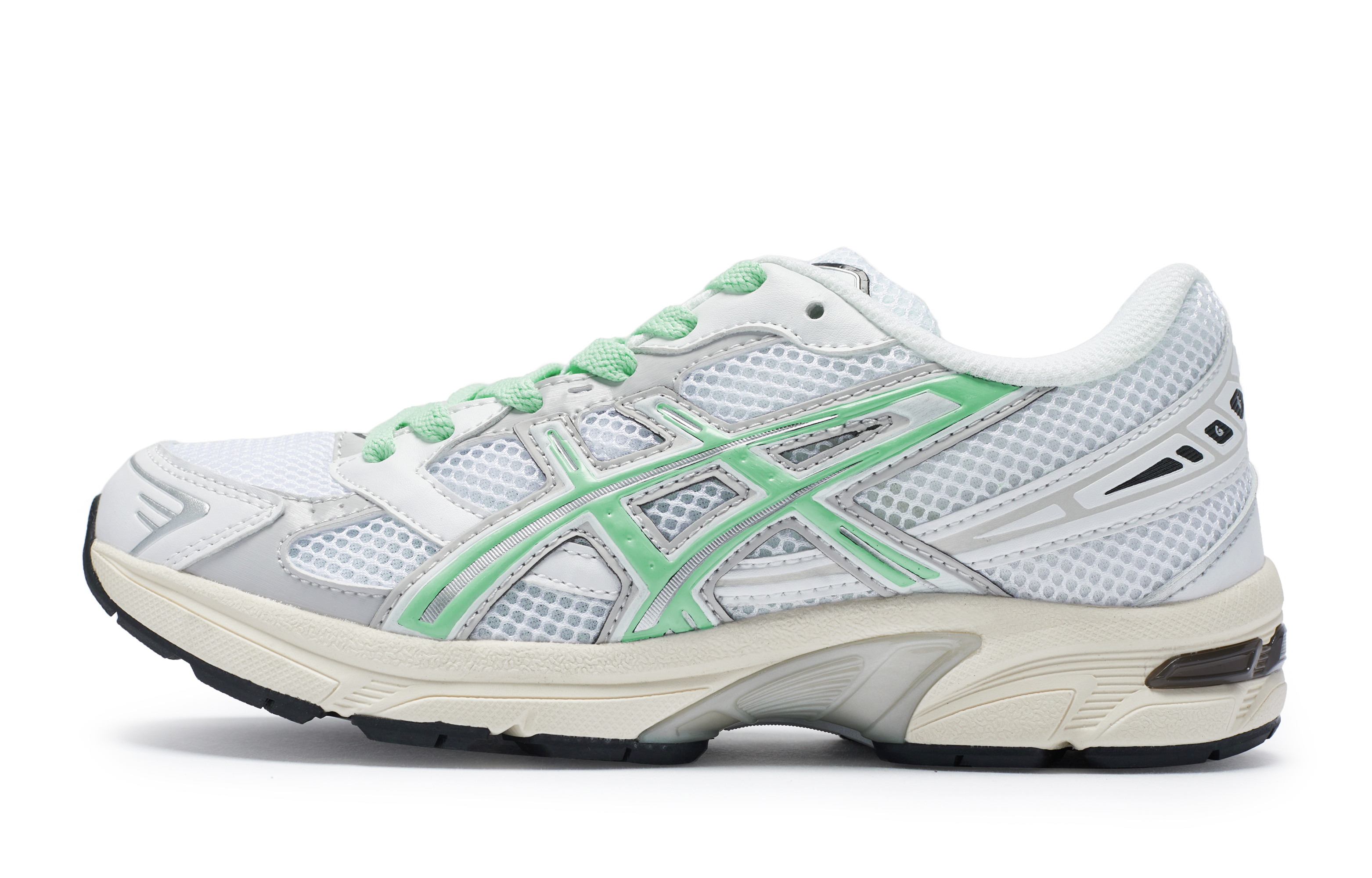 Asics Gel 1130 Cushioning Abrasion Resistant Low top Running Shoes Unisex White Gray Green