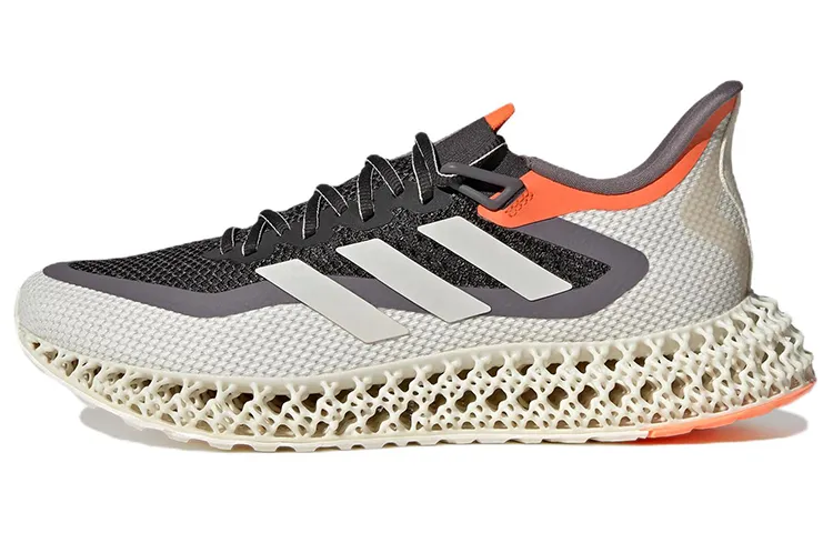 Adidas 4D FWD 2 Fabric Support Breathable Low top Running Shoes Men's Gray Black