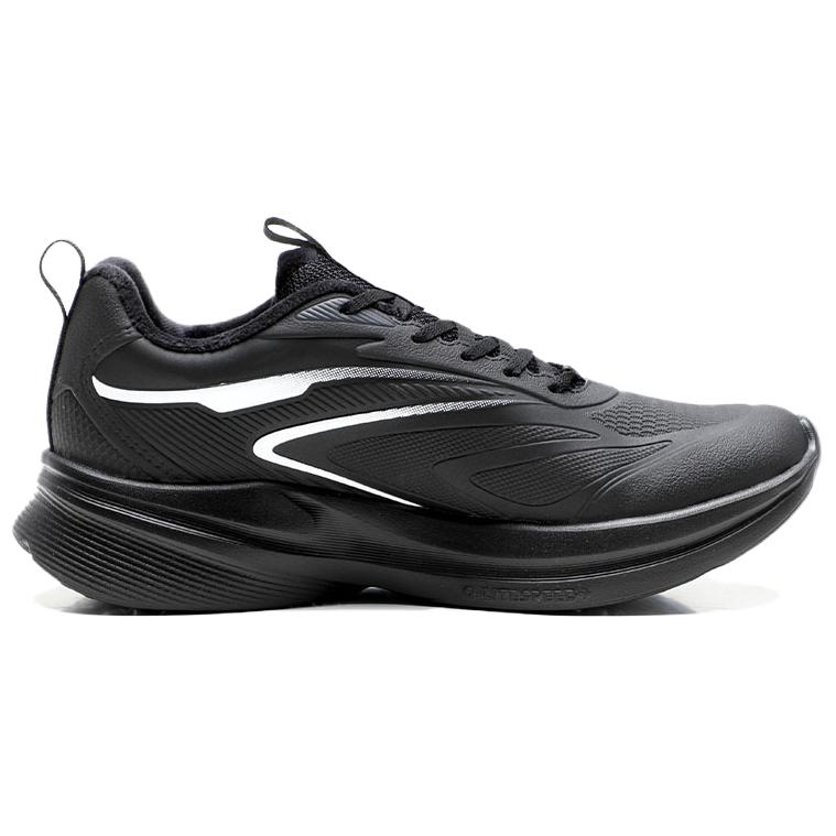 QIAODAN Slip Resistant Abrasion Resistant Low top Casual Running Shoes Women’s Black