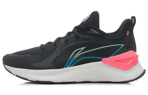 Li Ning Yueying Element Cushioning Rebound Low top Running Shoes Women's Black