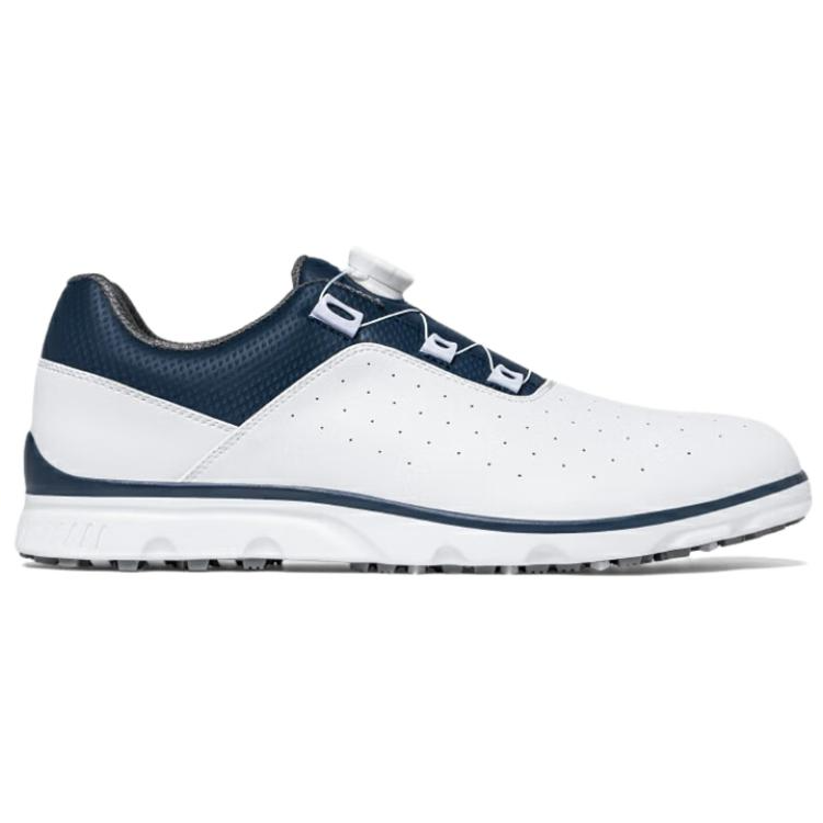 PGM Slip Resistant Lightweight Non slip Lightweight Low top Golf Shoes Men’s White Blue