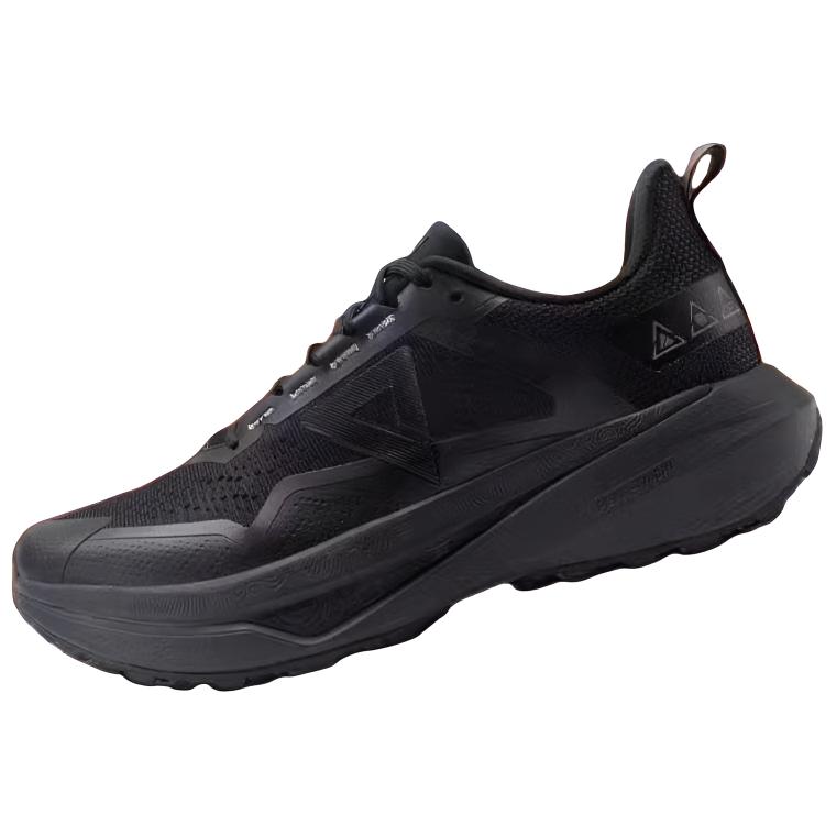 PEAK Cushioning Slip Resistant Abrasion Resistant Rebound Low top Running Shoes Men’s Black