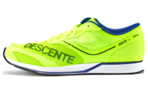 DESCENTE Cushioning, Wear Resistant Low top Marathon Running Shoes Men's Green