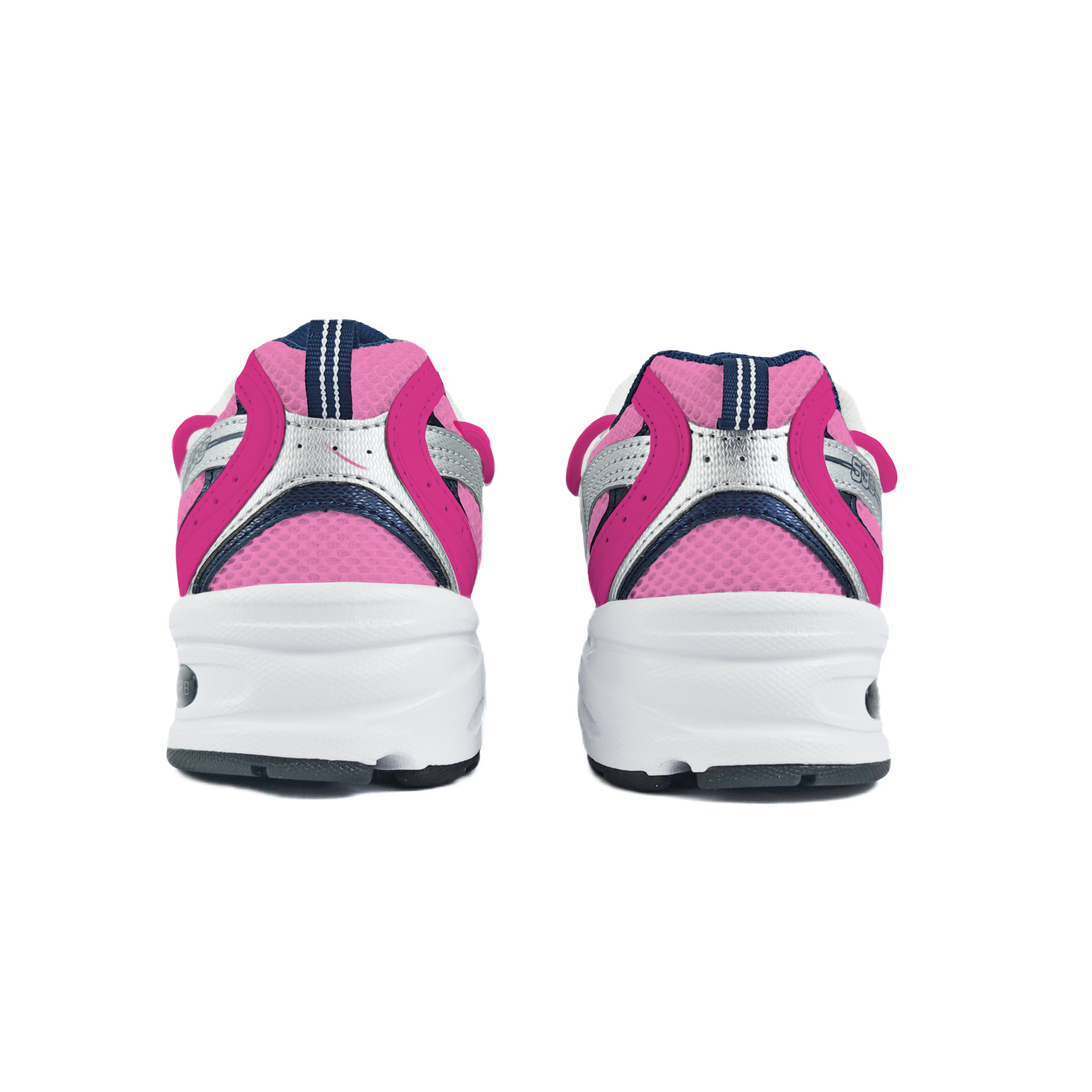 New Balance NB 530 Abrasion Resistant Slip Resistant Low top Running Shoes Unisex Black Pink