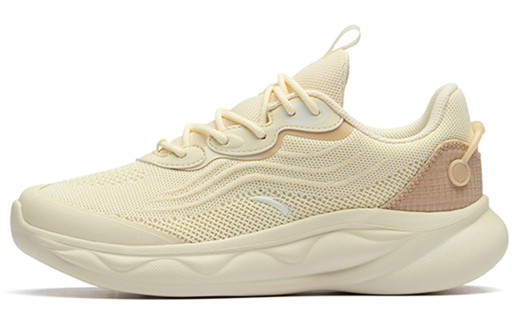 ANTA Mianbomb 2 Running Shoes Women's Low Top Oat White/Clay