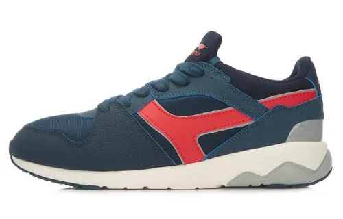 Li Ning Brilliant 96 Synthetic Leather, Textile Cushioning Slip Resistant Abrasion Resistant Breathable Low top