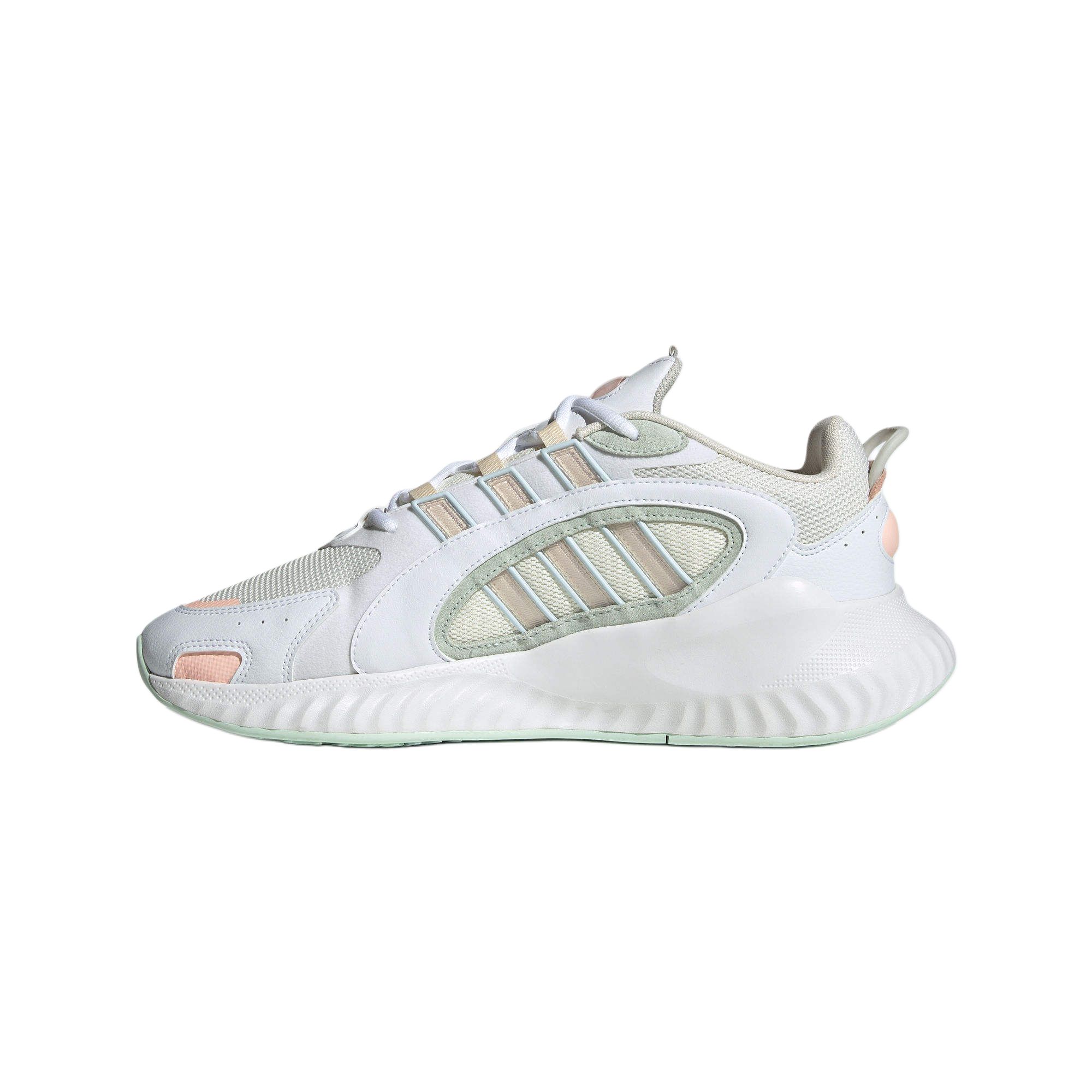 Adidas Originals Non slip Lightweight Mid top Casual Running Shoes Unisex Light Beige