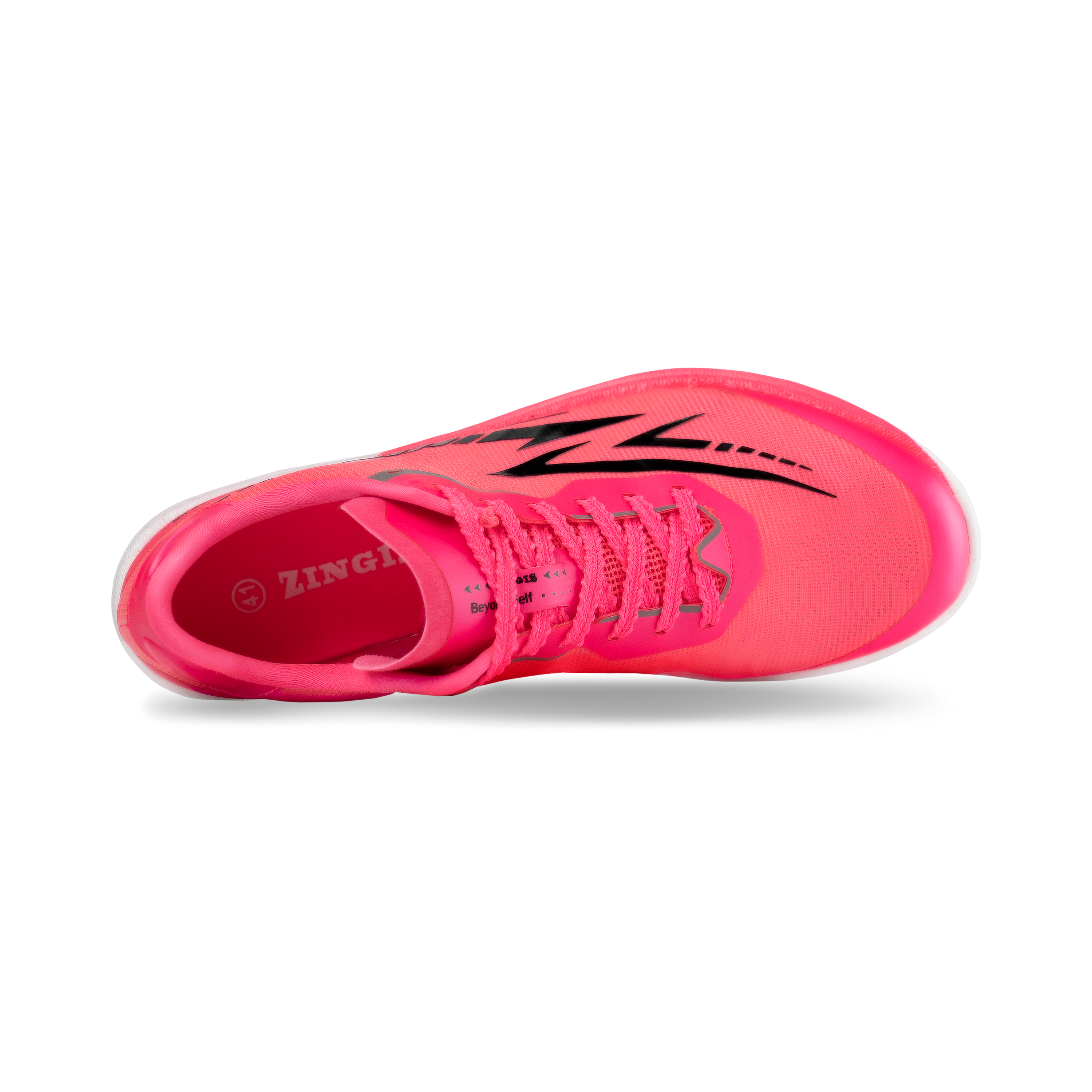 ZINGIS Fabric Slip Resistant Lightweight Rebound Low top Full Length Carbon Plate Running Shoes Unisex Phoenix