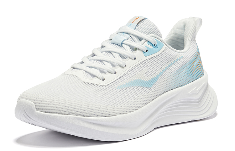 Erke Cushioning, Wear Resistant Low top Running Shoes Men’s Erke White