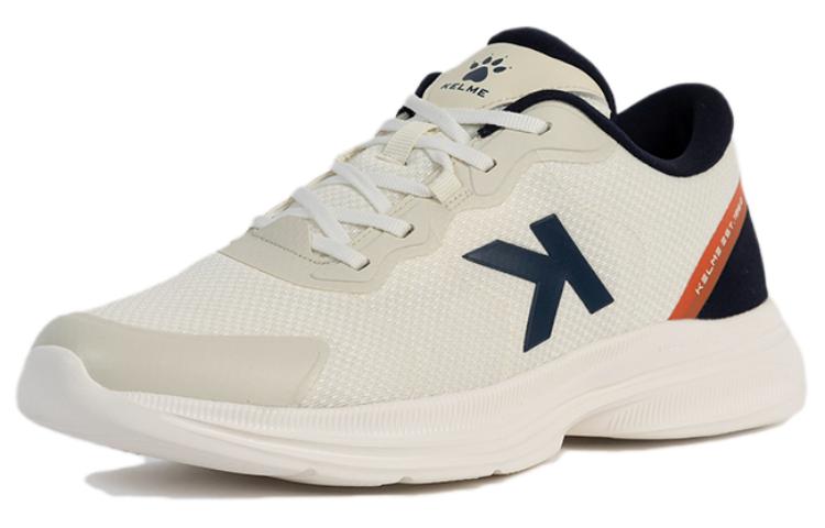 KELME Textile, TPU Cushioning, Wear Resistant Low top Casual Running Shoes Unisex Beige Yellow
