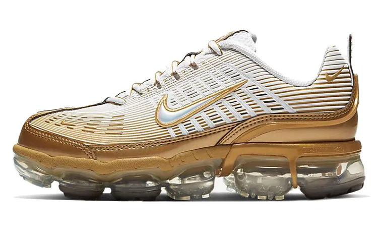 Nike Air VaporMax 360 White Metallic Gold Women's