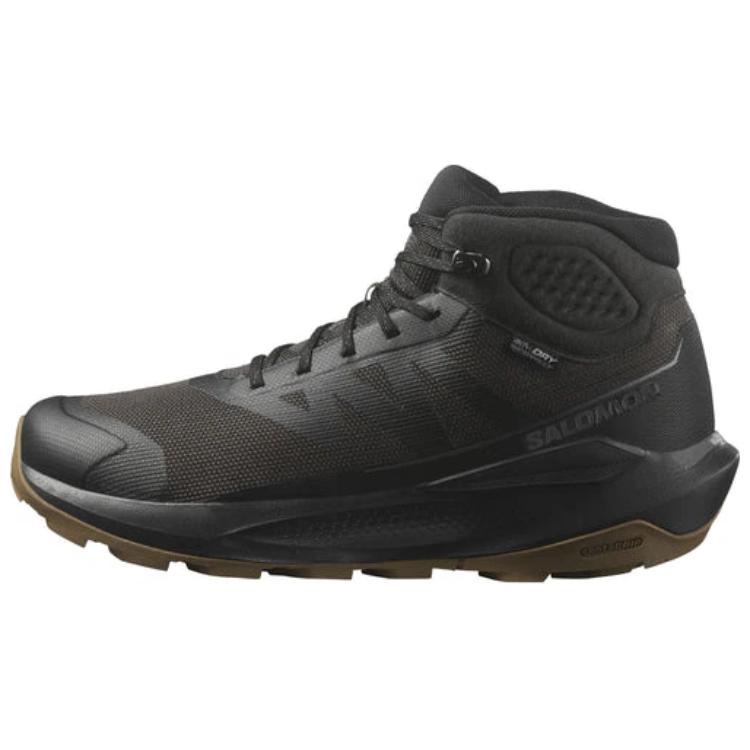 SALOMON Elixir Slip Resistant Abrasion Resistant Mid top Outdoor Shoes Women’s Black
