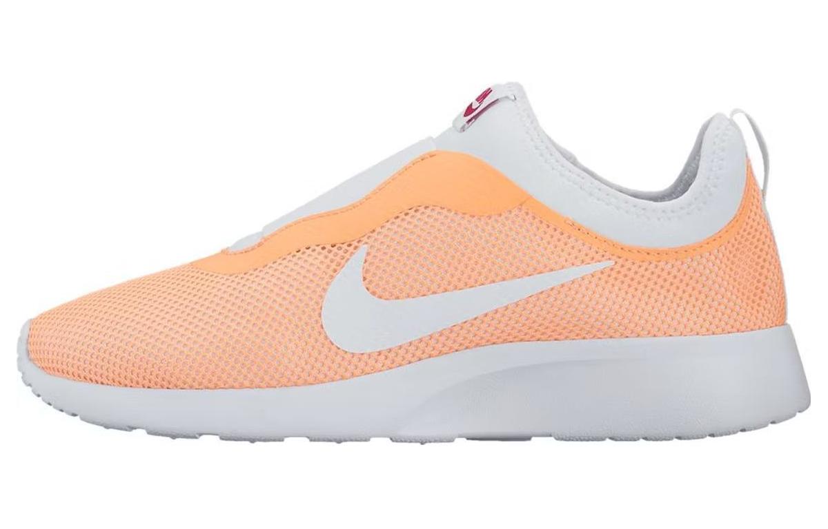 Nike Tanjun sports shoes shock-absorbing low-top rubber long-distance running shoes women's orange white