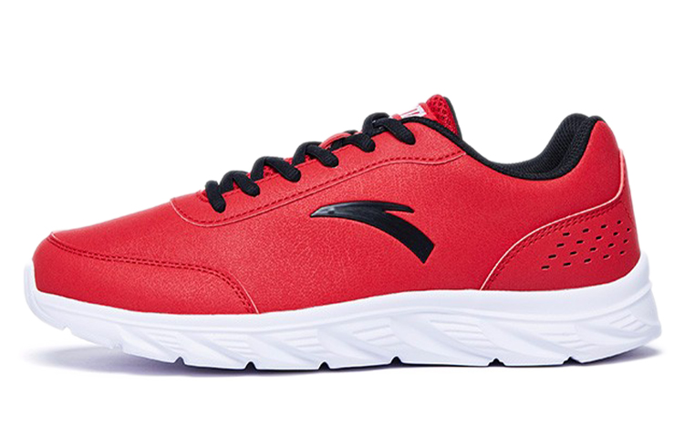 Anta Cushioning Slip Resistant Abrasion Resistant Lightweight Low top Running Shoes Men’s Red