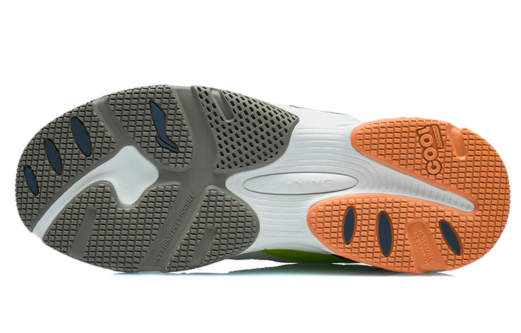 Li Ning Dating Stable Reflective Support Reflective Support Low top Running Shoes Men’s Gray White