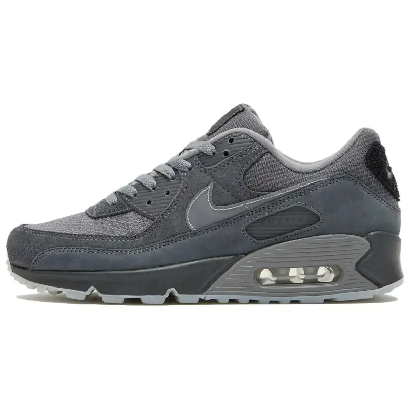 Nike Air Max 90 Velcro Heel Patch Anthracite