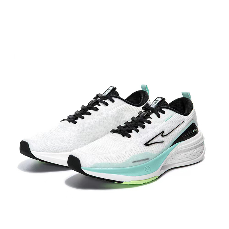 Erke Jiang Rebound Low top Running Shoes Men’s White Bubble Green