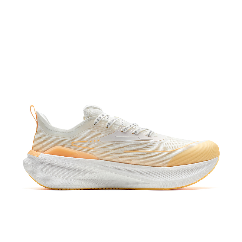XTEP Two Thousand Kilometers 2.0 Anti Slip Wear Resistant Low Top Running Shoes Women’s Persimmon Like Bamboo Breaking