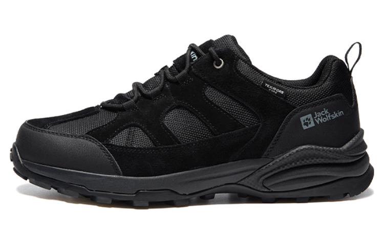 Jack Wolfskin Trail Hiker Texapore Low Cushioning Slip Resistant Abrasion Resistant Low top Outdoor Shoes Men's Black