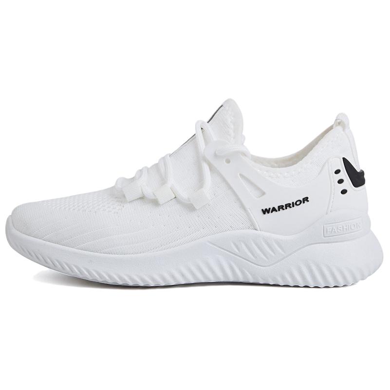 Warrior Comfortable Cushioning Slip Resistant Low top Casual Running Shoes Women’s White