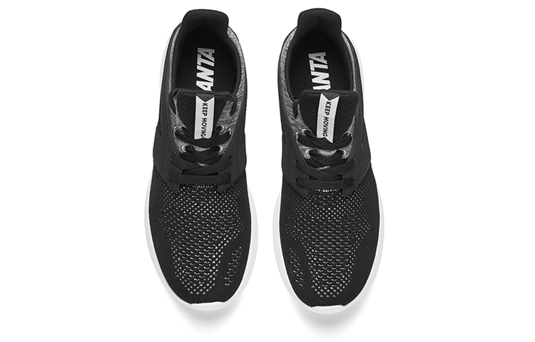 Anta Lightweight Anti Slip Low top Running Shoes Men’s Black Gray