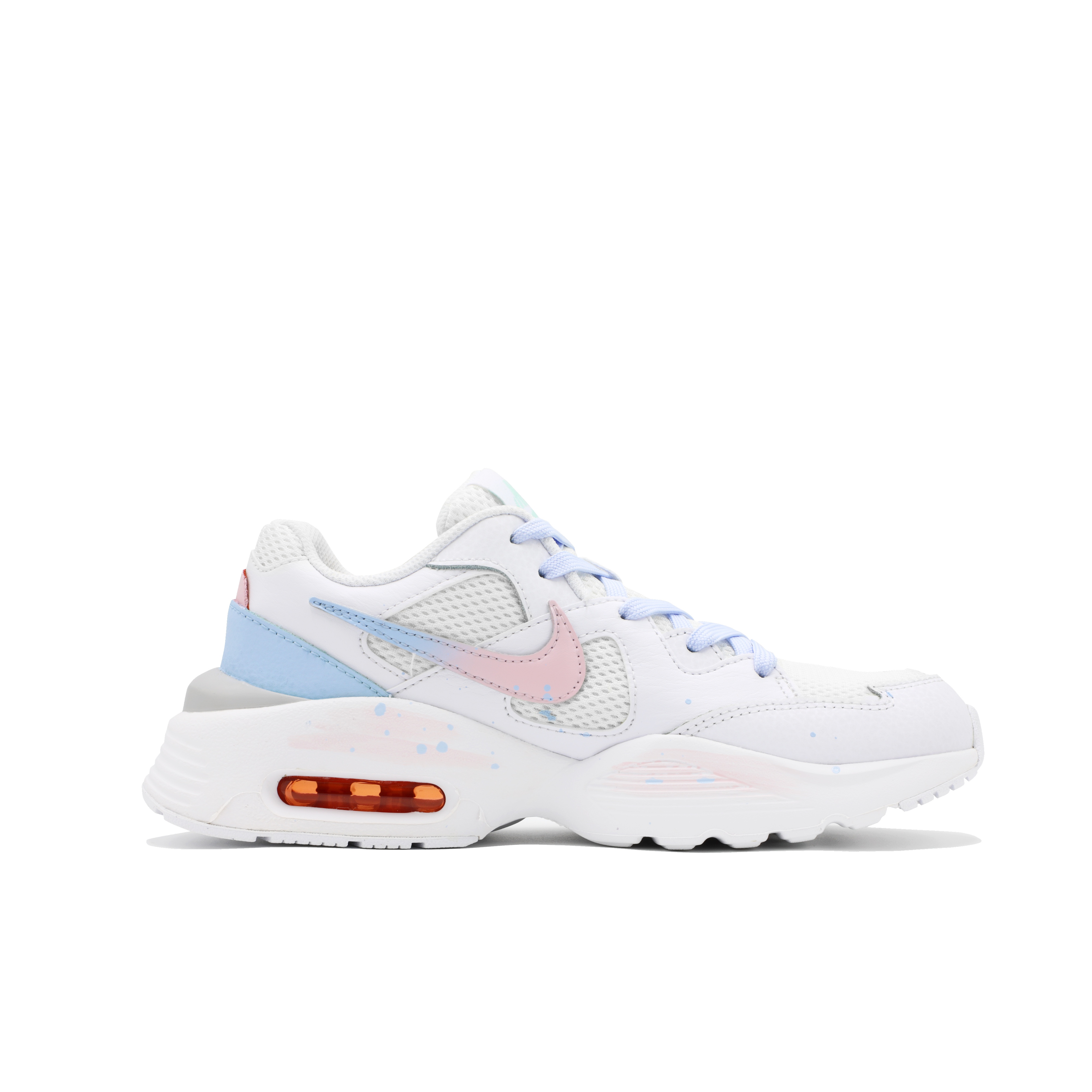 Nike Air Max Fusion Cushioning Slip Resistant Abrasion Resistant Low top Casual Running Shoes Women’s Blue Pink