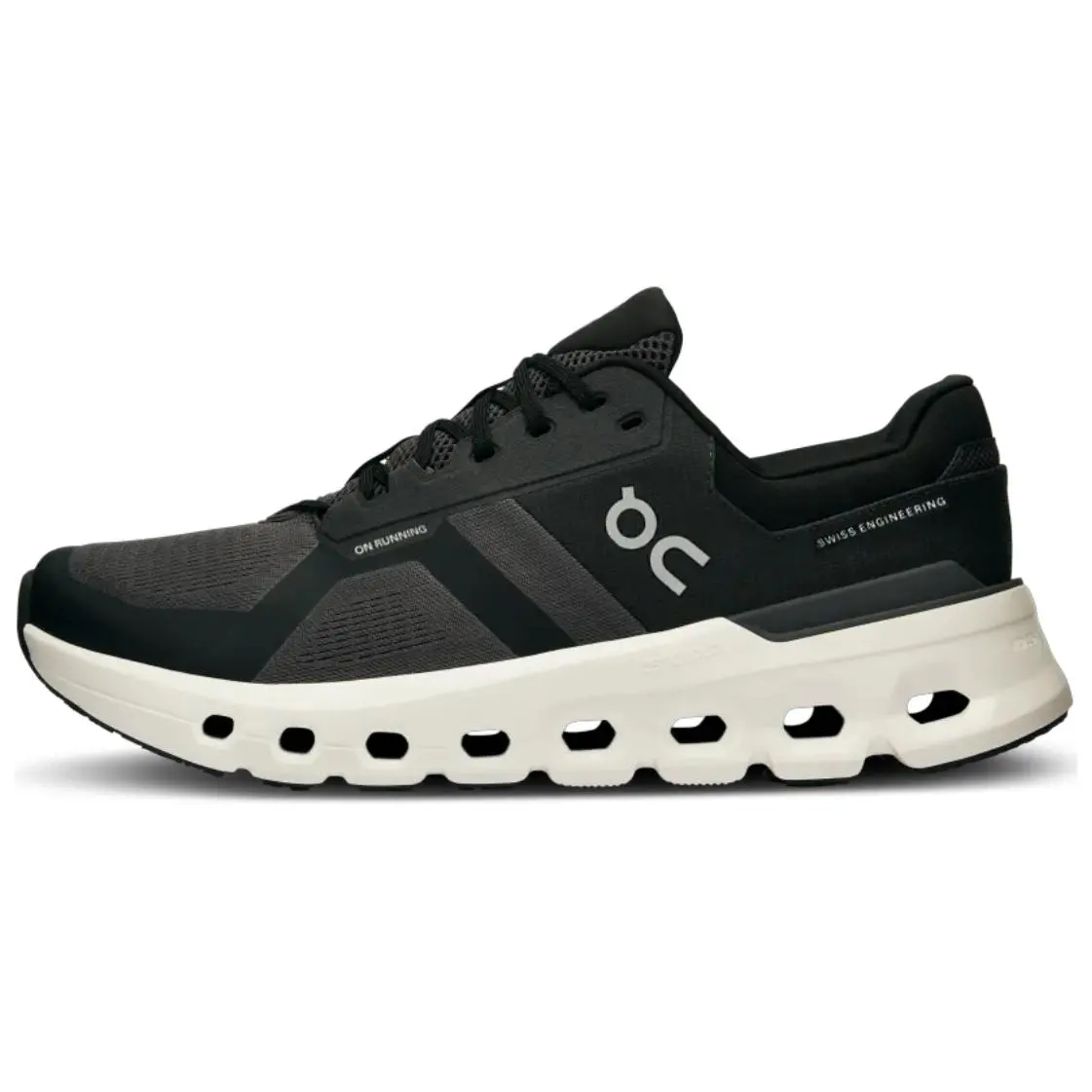 On Cloudrunner 2 Comfortable Slip Resistant Slip Resistant Low top Casual Running Shoes Men's Black