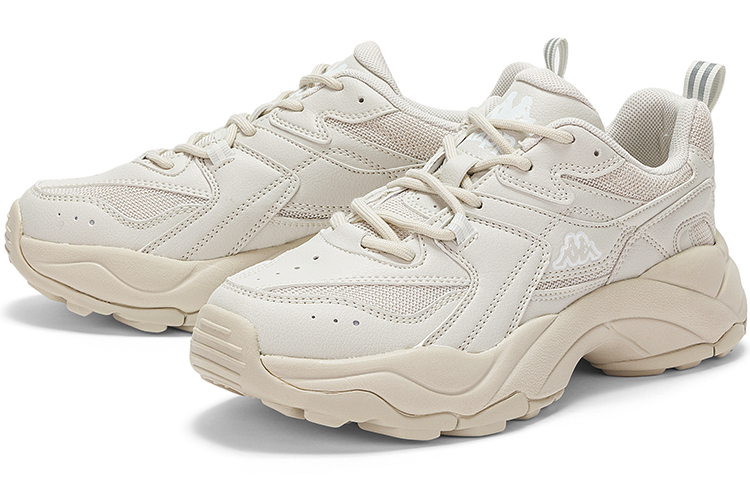 Kappa Textile, Synthetic Leather, TPU Cushioning Slip Resistant Abrasion Resistant Low top Chunky Sneakers Women's