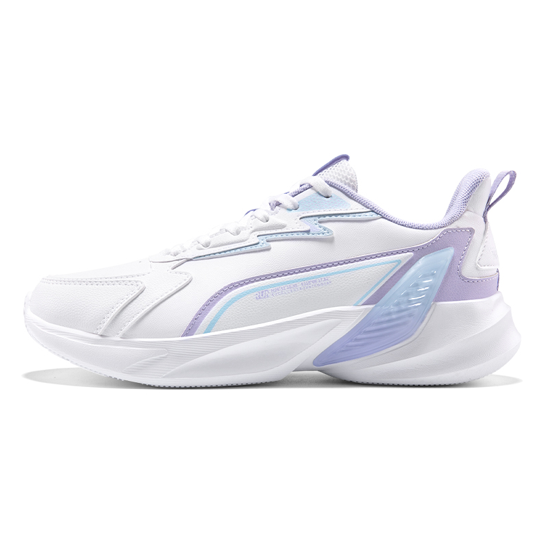 361° Slip Resistant Abrasion Resistant Low top Casual Running Shoes Women’s White Blue Purple