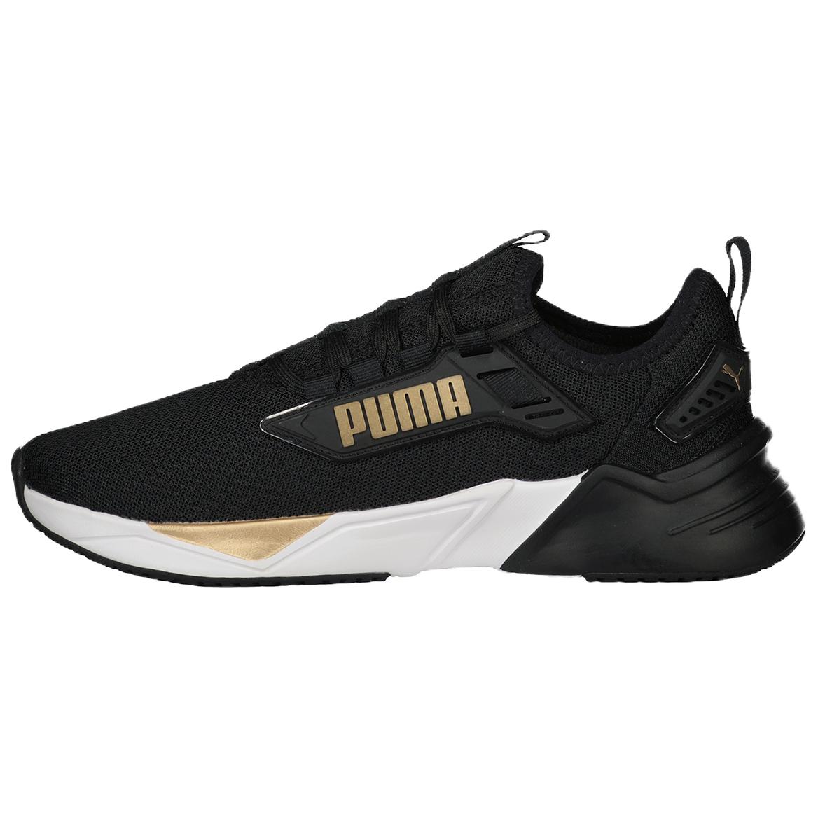 PUMA Retaliate Soft And Comfortable Slip Resistant Abrasion Resistant Low top Casual Running Shoes Women's Black
