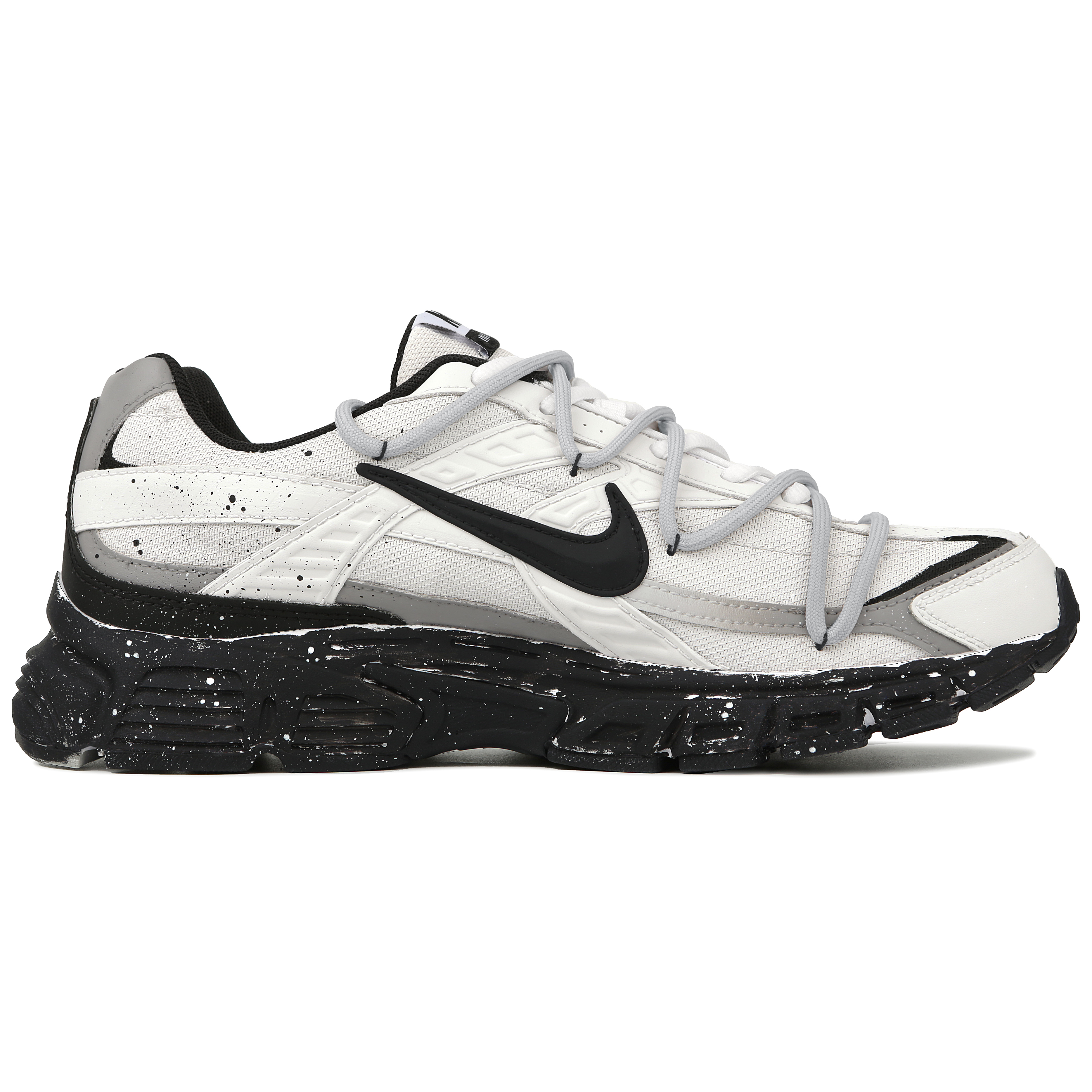 Nike Initiator Cushioning Breathable Low top Casual City Commuting Running Shoes Men’s Black White Gray