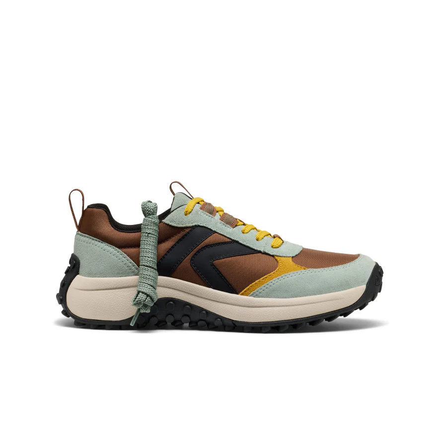 Keen KS86 Mesh, Leather Cushioning Breathable Support Low top Casual Trail Running Shoes Women’s Bison Brown
