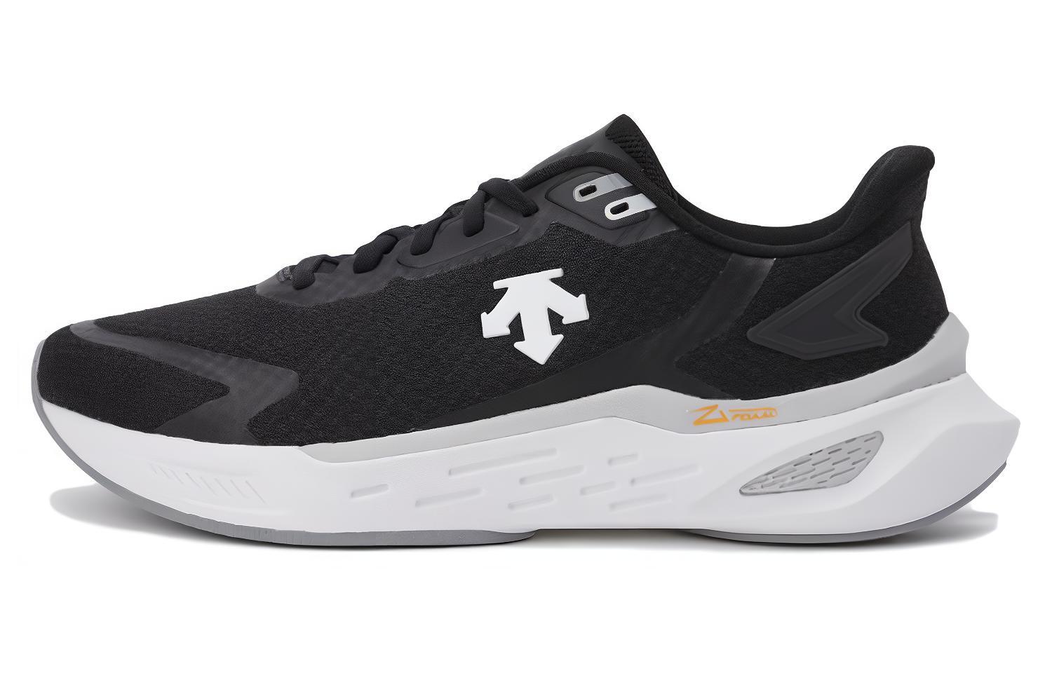 DESCENTE Energize Z Cushioning Lightweight Low top Casual Running Shoes Unisex Black White