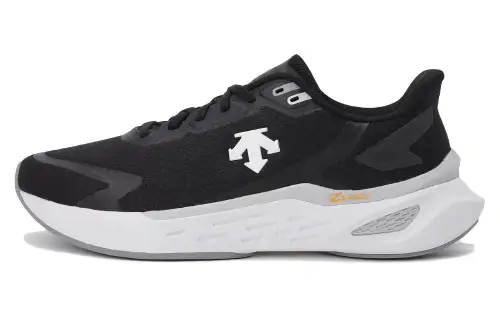 DESCENTE Energize Z Cushioning Lightweight Low top Casual Running Shoes Unisex Black White