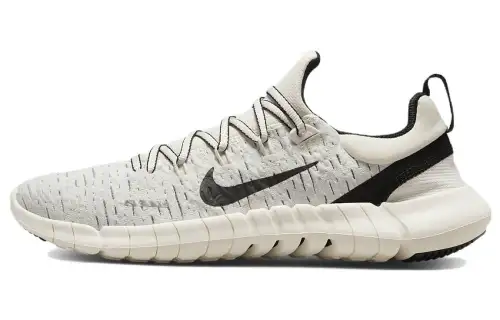 Nike Free RN 5.0 recyclable materials casual fabric low-top casual long-distance running shoes men's sail white