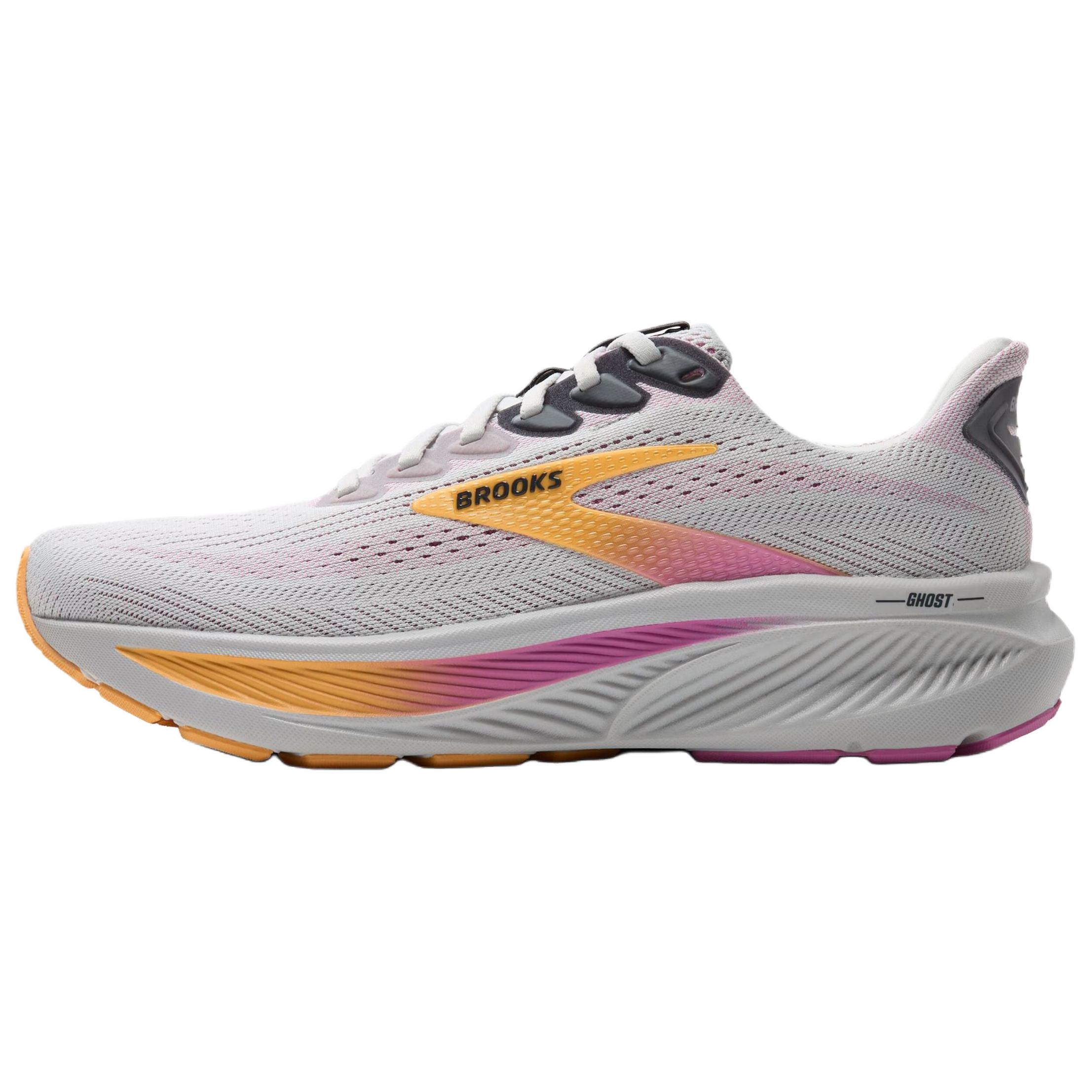 Brooks Slip Resistant Abrasion Resistant Low top Casual Running Shoes Women’s Gray Pink