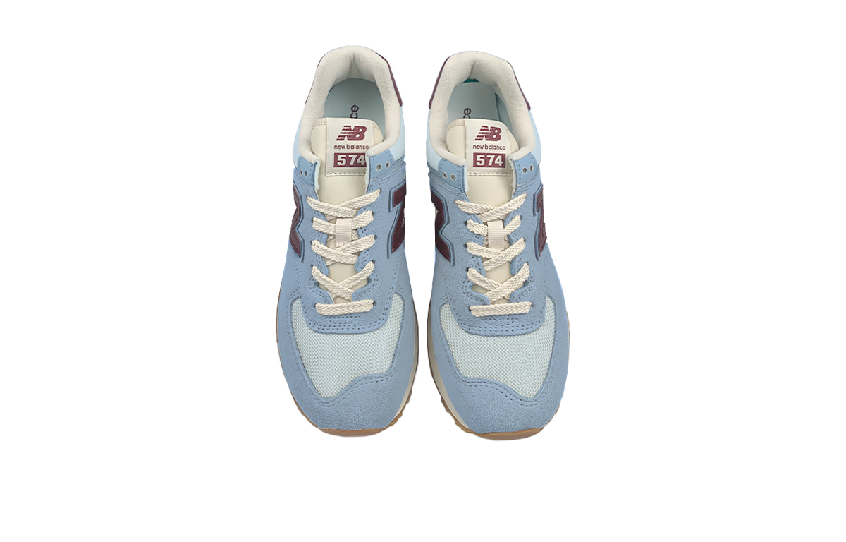 New Balance NB 574 Wear resistant And Lightweight Low top Running Shoes Women’s Blue Wide Fit