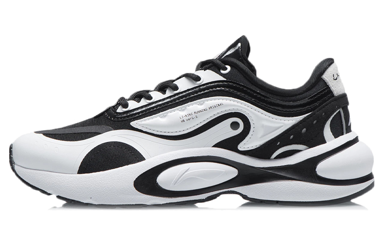 Li Ning V8 Cushioning Support Cushioning Support Low top Running Shoes Women’s Black White
