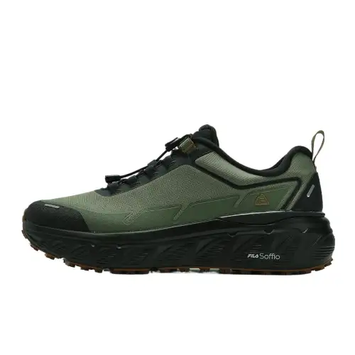 FILA Explorer Breathable Balance Mid top Outdoor Shoes Men's Green